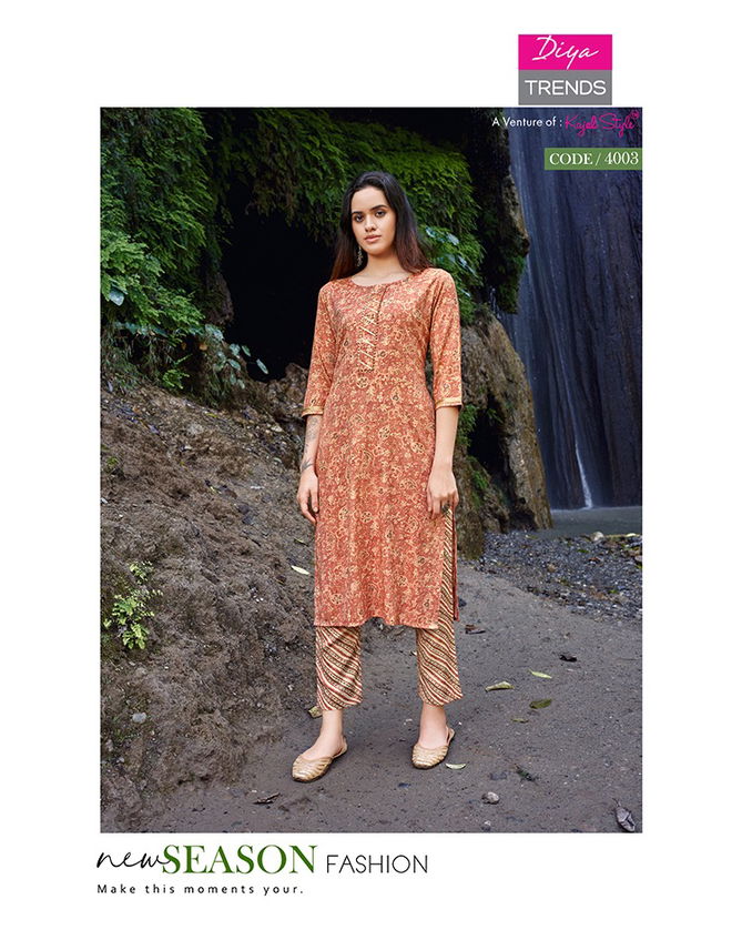 Celebration Vol 4 By Diya Kurti With Bottom Catalog